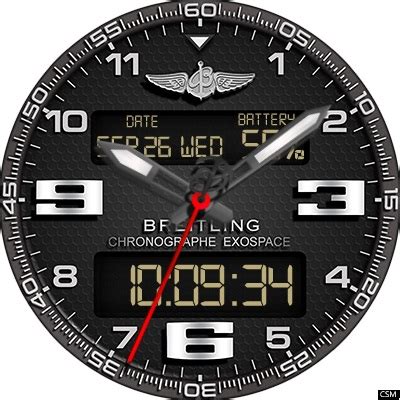 android wear watch faces breitling how to|Breitling watch face Android wear.